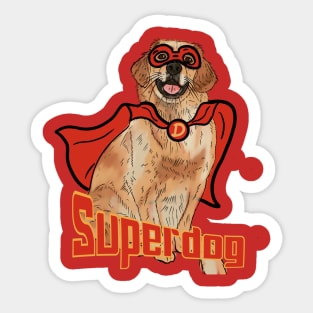 Superdog Sticker